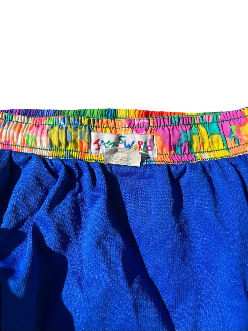 Rare Vintage Jams World Watercolor Medium Shorts - Picture 7 of 8